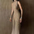 Women's Sleeveless High-Neck Knit Dress - My Store