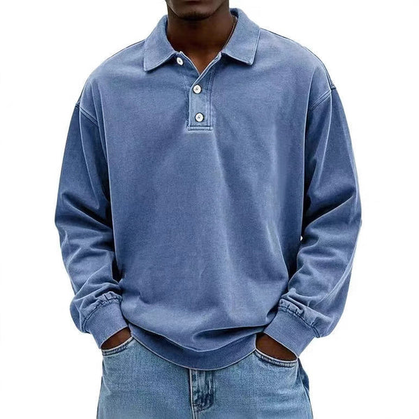 Men's Long Sleeve Polo Shirt - My Store