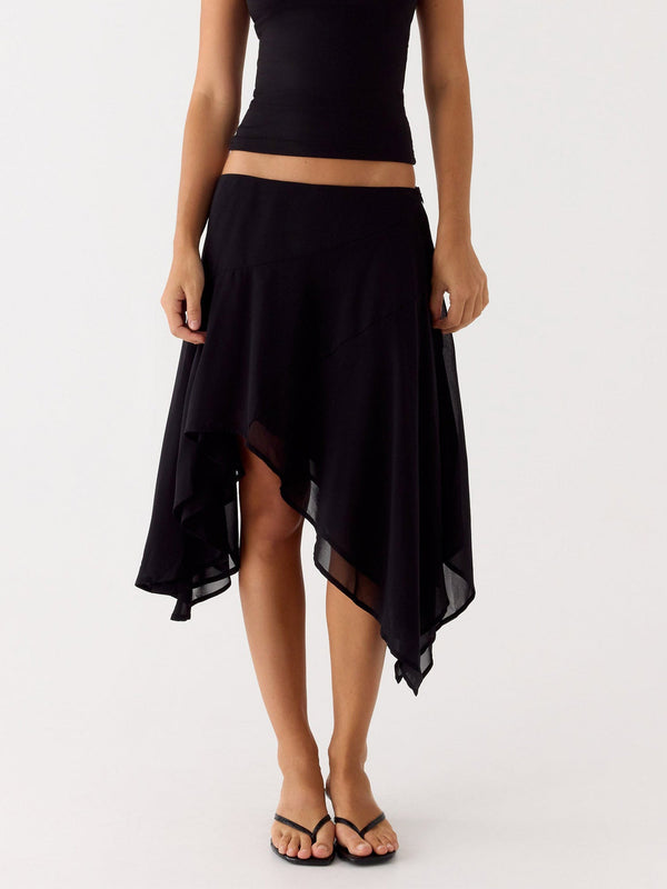 Women's High-Waist Resort Midi Skirt - My Store