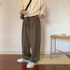 Men's retro plaid draped casual trousers - My Store