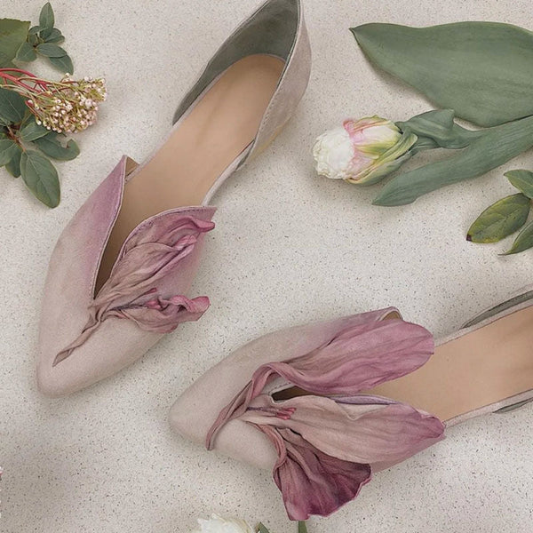 Women's Floral Petal Flats - My Store