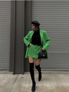 Women's Green Western Style Short Skirt - My Store