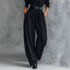 Women's High-Waist Ice Silk Suit Pants - My Store