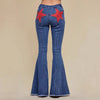 Women's Star Patch Stretch Jeans - My Store