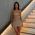 Women's Lace-Up Leather Tube Top & Hip Skirt Set - My Store