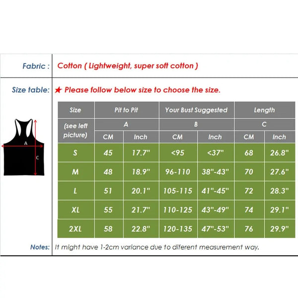 Bodybuilding Tank Top Men'sFitness - My Store