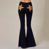Women's Star Patch Stretch Jeans - My Store