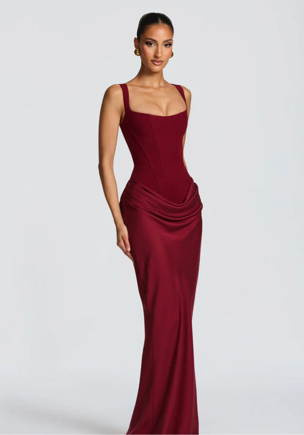 Women's Strapless Sheath Maxi Dress - My Store
