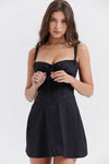 Corset Mini Dress - LEATHERS AND FEATHERS