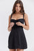 Corset Mini Dress - LEATHERS AND FEATHERS