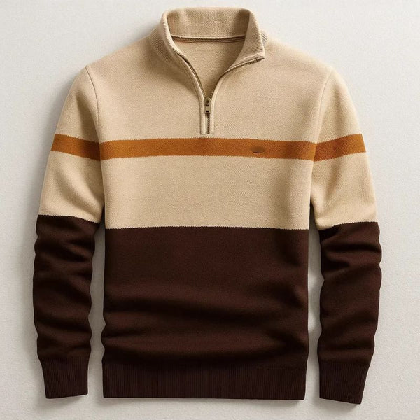 Men’s Color Block Half-Zip Sweater - My Store