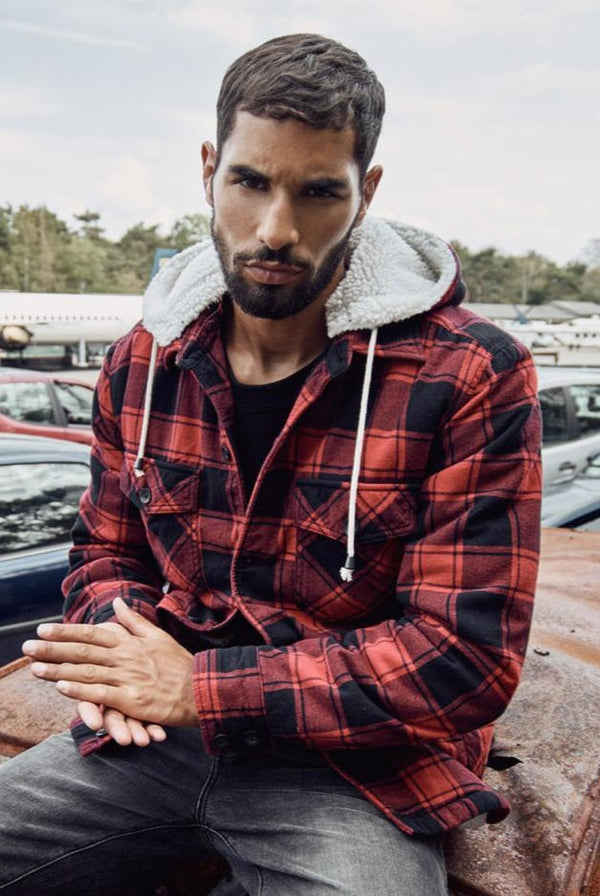 Hooded Lumber Jacket - My Store