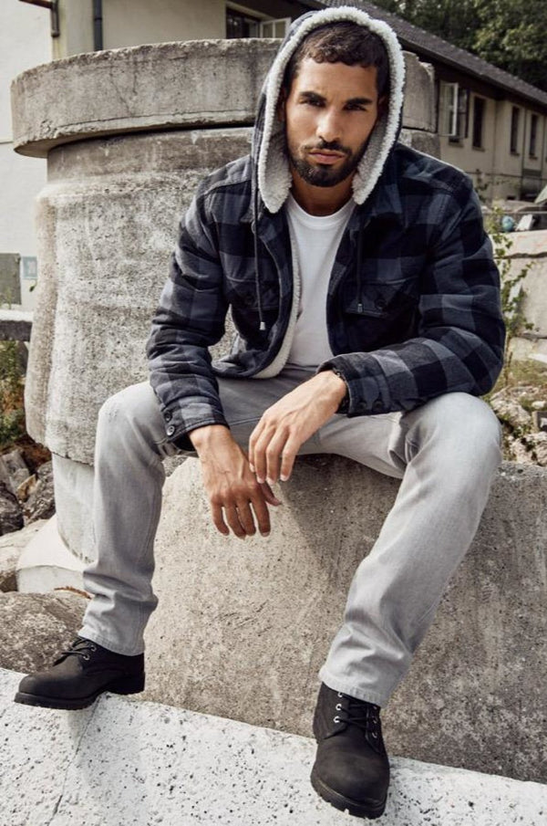 Hooded Lumber Jacket - My Store