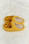 Melody Teddy Bear Print Plush Slide Slippers - My Store