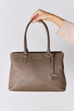 David Jones Structured Leather Handbag - My Store