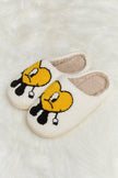 Melody Love Heart Print Plush Slippers - My Store