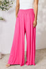 Double Take Full Size Smocked Wide Waistband Wide Leg Pants - My Store