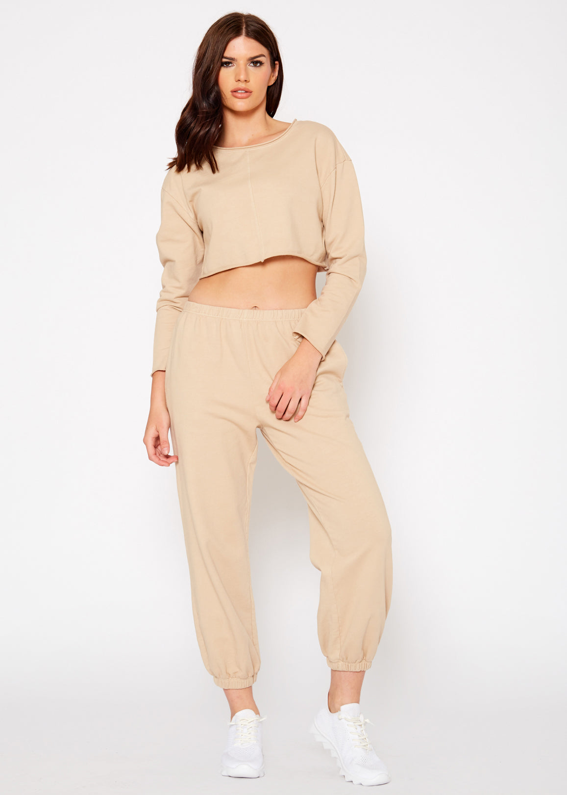 Essential French Terry Sweatpants In Khaki - My Store