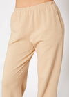 Essential French Terry Sweatpants In Khaki - My Store