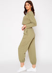 Essential French Terry Sweatpants In Olive - My Store