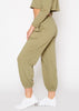 Essential French Terry Sweatpants In Olive - My Store