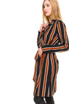 Multi Stripe Long Blazer - My Store