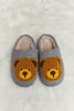 Melody Teddy Bear Print Plush Slide Slippers - My Store