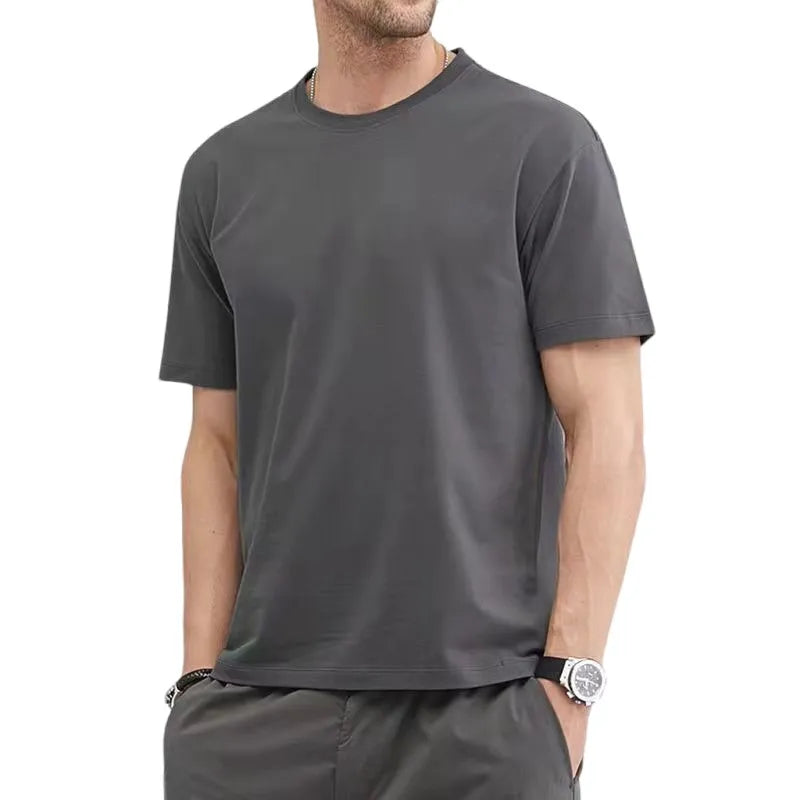 T-Shirt For Men Summer Cotton Tops - My Store