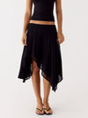 Women's High-Waist Resort Midi Skirt - My Store