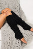 Cable Knit Long Tie Leg Warmer - My Store