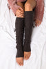 Cable Knit Long Tie Leg Warmer - My Store