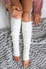 Cable Knit Long Tie Leg Warmer - My Store