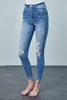 HIGH RISE ANKLE SKINNY JEANS - My Store