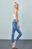 HIGH RISE ANKLE SKINNY JEANS - My Store