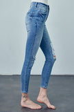 HIGH RISE ANKLE SKINNY JEANS - My Store