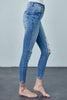 HIGH RISE ANKLE SKINNY JEANS - My Store