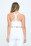 Criss Cross Back Sports Bra - My Store