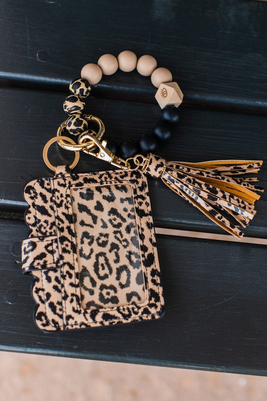 Safari Tassel Cardholder Keychains - My Store