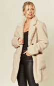 Stud Button Borg Teddy Coat (1905) - My Store