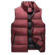 Neck Protection Zipper Cardigan Men Winter Coat