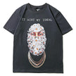 Hip Hop Flower Mask Men's T-shirt - My Store