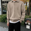 IEFB Korean Fashion Chic Lapel Pullover - My Store