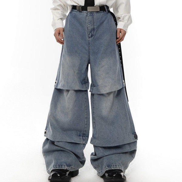 Light blue high wasted denim jeans - My Store