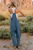 Double Take  V-Neck Sleeveless Jumpsuit with Pocket - My Store