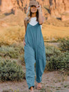 Double TakeV-Neck Sleeveless Jumpsuit with Pocket - My Store