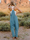 Double TakeV-Neck Sleeveless Jumpsuit with Pocket - My Store