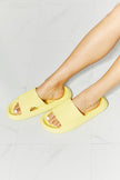 MMShoes Arms Around Me Open Toe Slide in Yellow - My Store