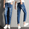 Denim Pants Ripped Hole Jeans Casual High Street Denim Pants Sexy - My Store