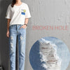 Denim Pants Ripped Hole Jeans Casual High Street Denim Pants Sexy - My Store