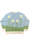 Flower field knit cardigan - My Store